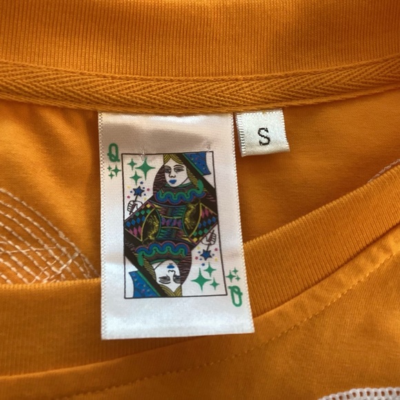 Queen of Sparkles Candy Corn Top Halloween Sequins Sm - Picture 6 of 9